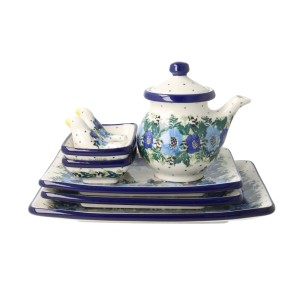 Zestaw sushi Ceramika Artystyczna Bolesławiec sushi dek2839X (bez pałeczek)