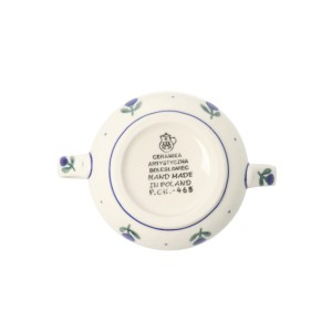 Cukiernica uszka V 0,2 L Ceramika Artystyczna Bolesławiec C035 dek135X