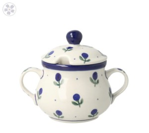 Cukiernica uszka V 0,2 L Ceramika Artystyczna Bolesławiec C035 dek135X