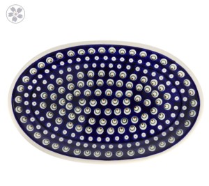 Półmisek dł. 35,4 cm Bolesławiec GU1265DEK487