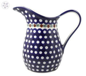 Dzbanek na wodę V 1,3 L Ceramika Artystyczna Bolesławiec B35 dek70X