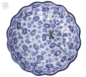 Miska falbanka Ø 19,5 cm Ceramika Artystyczna Bolesławiec M248 dek2999X