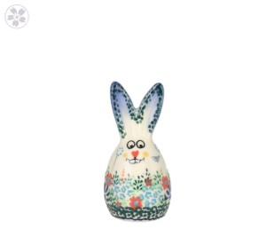 Rabbit 9 cm Łąka Galia Bolesławiec Pottery