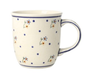 Kubek klasyczny Ceramika Bolesławiec h 9,7 V 0,35 L GU1105 DEK111