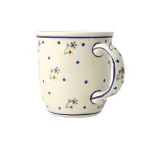 Kubek klasyczny Ceramika Bolesławiec h 9,7 V 0,35 L GU1105 DEK111