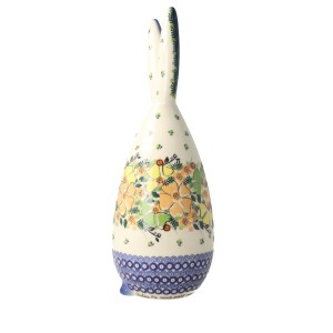 Zając duży wielkanocny 30 cm Jaskier unikat Galia