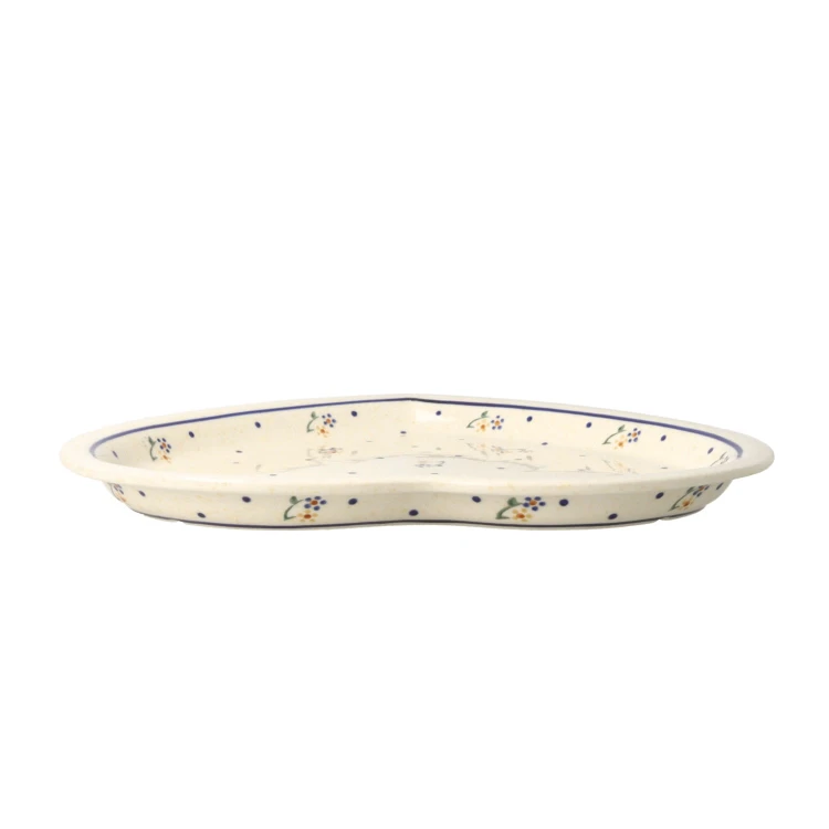 Talerz serce 27,4 X 25,0 CM Bolesławiec GU1254DEK111