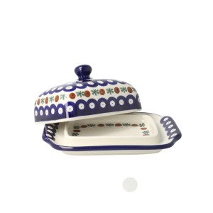 Maselnica kostka masła Ceramika Artystyczna Bolesławiec M295 dek70X