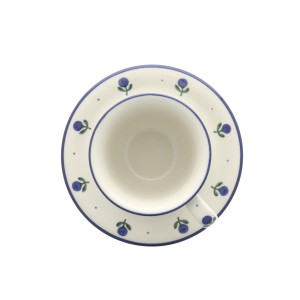 Filiżanka i spodek do herbaty V 0,18 L Ceramika Artystyczna Bolesławiec F770K dek135X