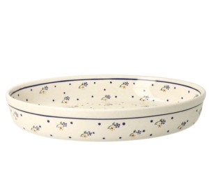 Półmisek do zapiekania 22,0 x 31,0 cm Bolesławiec GU350DEK111