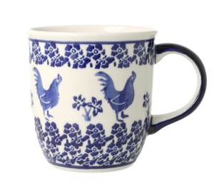 Kubek klasyczny Ceramika Bolesławiec h 9,7 cm V 0,35 L GU1105 DEK1149