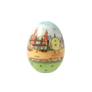 Duża pisanka 15 cm Kurczak Galia