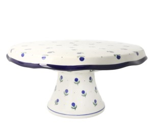 Cake tin 29cm, h13cm 148 dek135X Bolesławiec Pottery