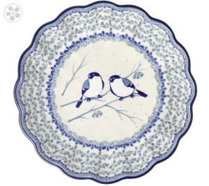 Miska falbanka Ø 24,5 cm Ceramika Artystyczna Bolesławiec M248 dekU4830