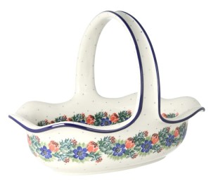 Koszyk Ceramika Artystyczna Bolesławiec 876dek1535X