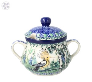 Serwis kawowo herbaciany dla 4 osób Ceramika Artystyczna Bolesławiec dekU5076