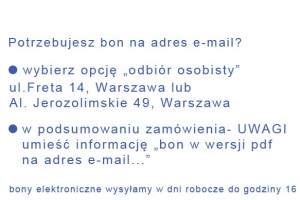 Voucher / bon podarunkowy o wartości 800 PLN Ceramika Bolesławiec
