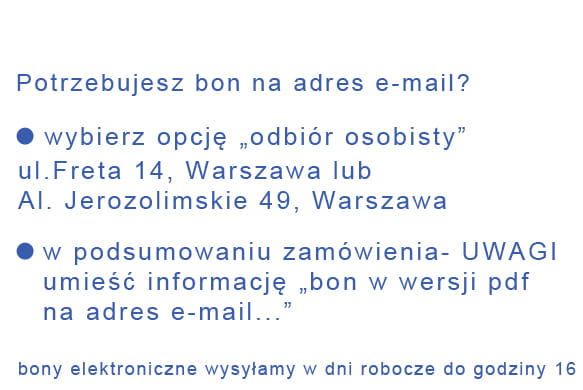 Voucher / bon podarunkowy o wartości 150 PLN Ceramika Bolesławiec