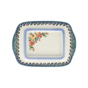 Maselnica 19,5 cm Pomarańczowe Kwiaty Galia