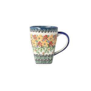 Kubek duży Mars V 0,6 L Pomarańczowe Kwiaty Galia