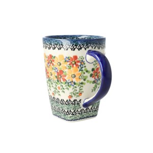 Kubek duży Mars V 0,6 L Pomarańczowe Kwiaty Galia