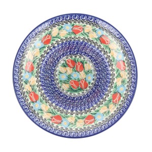 Talerz do makaronu Ceramika Artystyczna Bolesławiec D86 dekU4475