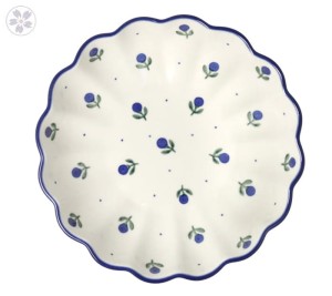 Miska falbanka Ø 19,5 cm Ceramika Artystyczna Bolesławiec M249 dek135X