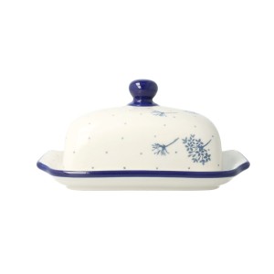 Maselnica Ceramika Artystyczna Bolesławiec kostka masła M295 dek2812X