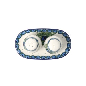 Solniczka i pieprzniczka Ceramika Artystyczna Bolesławiec komplet S131 dek2127X