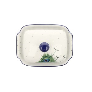 Maselnica Ceramika Artystyczna Bolesławiec kostka masła M295 dek2127X