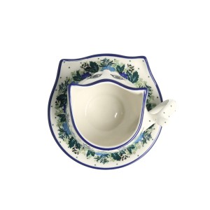 Filiżanka i spodek kotek V 0,25 L Ceramika Artystyczna Bolesławiec H16 dek2839X