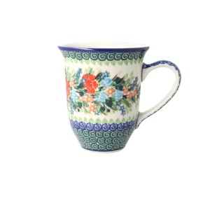 Kubek Latte V 0,45 L Ceramika Artystyczna Bolesławiec K826 dekU3195