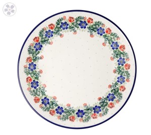 Talerz Ceramika Artystyczna Bolesławiec Ø 26,5 cm B12 dek1535X