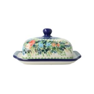 Maselnica Ceramika Artystyczna Bolesławiec kostka masła M295 dekU3195