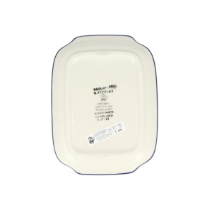 Maselnica Ceramika Artystyczna Bolesławiec kostka masła M295 dekU3195