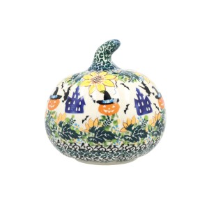 Lampion dynia wys. 14 cm Halloween Czarownica Galia