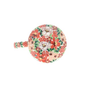 Kubek do ziół z sitkiem V 0,4 L Ceramika Artystyczna Bolesławiec C47 dekU5004