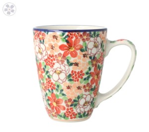 Kubek do herbaty V 0,3 L Ceramika Artystyczna Bolesławiec D05 dekU5004