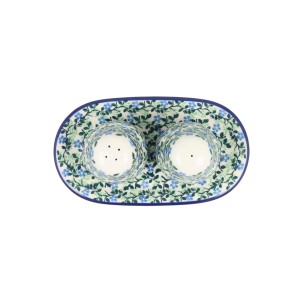 Solniczka i pieprzniczka Ceramika Artystyczna Bolesławiec komplet S131 dek2349X