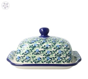 Maselnica Ceramika Artystyczna Bolesławiec kostka masła M295 dek2349X