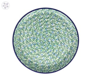 Taca Ceramika Artystyczna Bolesławiec na ciasto 24,5 cm T400 dek2349X