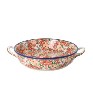 Rondel Ceramika Artystyczna Bolesławiec 23 cm C39 dekU5004