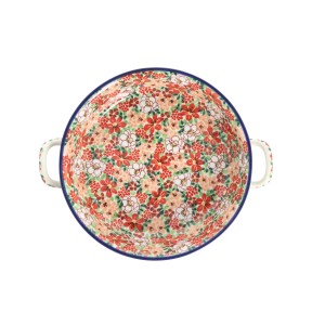 Rondel Ceramika Artystyczna Bolesławiec 23 cm C39 dekU5004