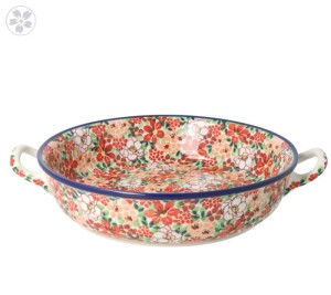 Rondel Ceramika Artystyczna Bolesławiec 23 cm C39 dekU5004