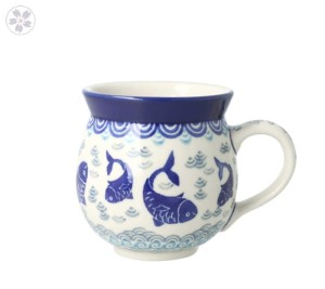 Kubek czeski V 0,35 L Ceramika Artystyczna Bolesławiec K070 dek2372X