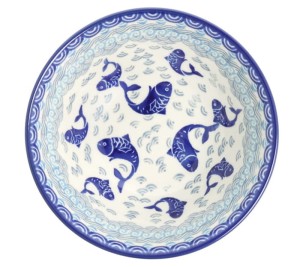 Miska na zupę V 0,65 L Ceramika Artystyczna Bolesławiec M058 dek2372X