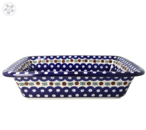 Półmisek zapiekanka Ceramika Artystyczna Bolesławiec 855 dek70X