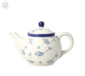 Czajnik Ceramika Artystyczna Bolesławiec do herbaty Sitko V 0,9 L E22 dek2812X