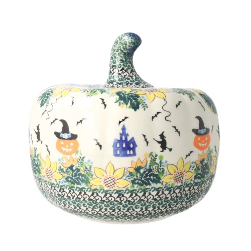 Lampion dynia wys. 21 cm Halloween Czarownica Galia Bolesławiec