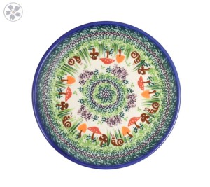 Talerz śniadaniowy ø 19,0 cm Grzybki Galia Bolesławiec